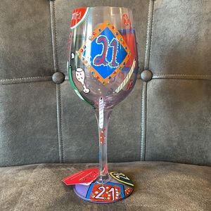 New Lolita “21” Birthday Wine Glass